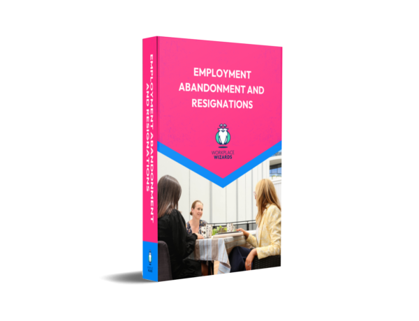 employment abandonment and resignations book