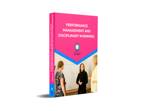 performance management and disciplinary warnings book