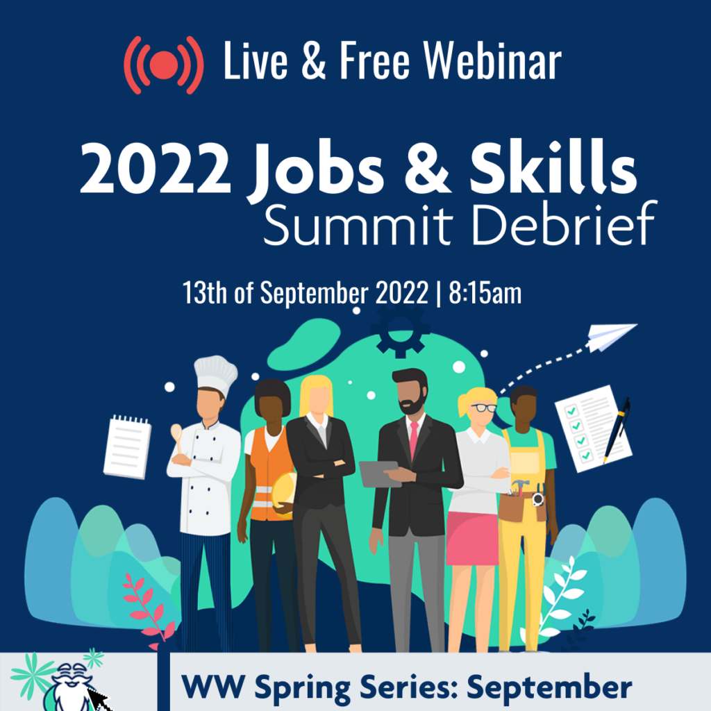 Jobs & Skills Summit Webinar