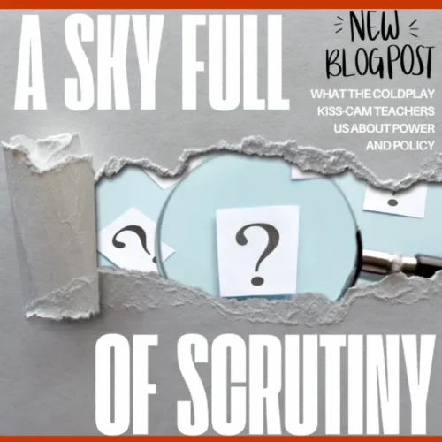 a sky full of scrutiny